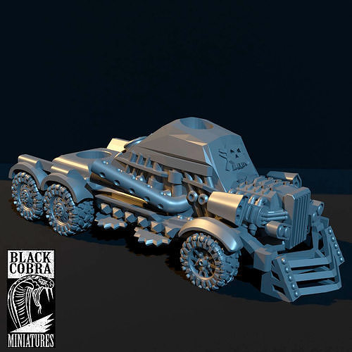 Gaslands War Rig 3D model 3D printable | CGTrader