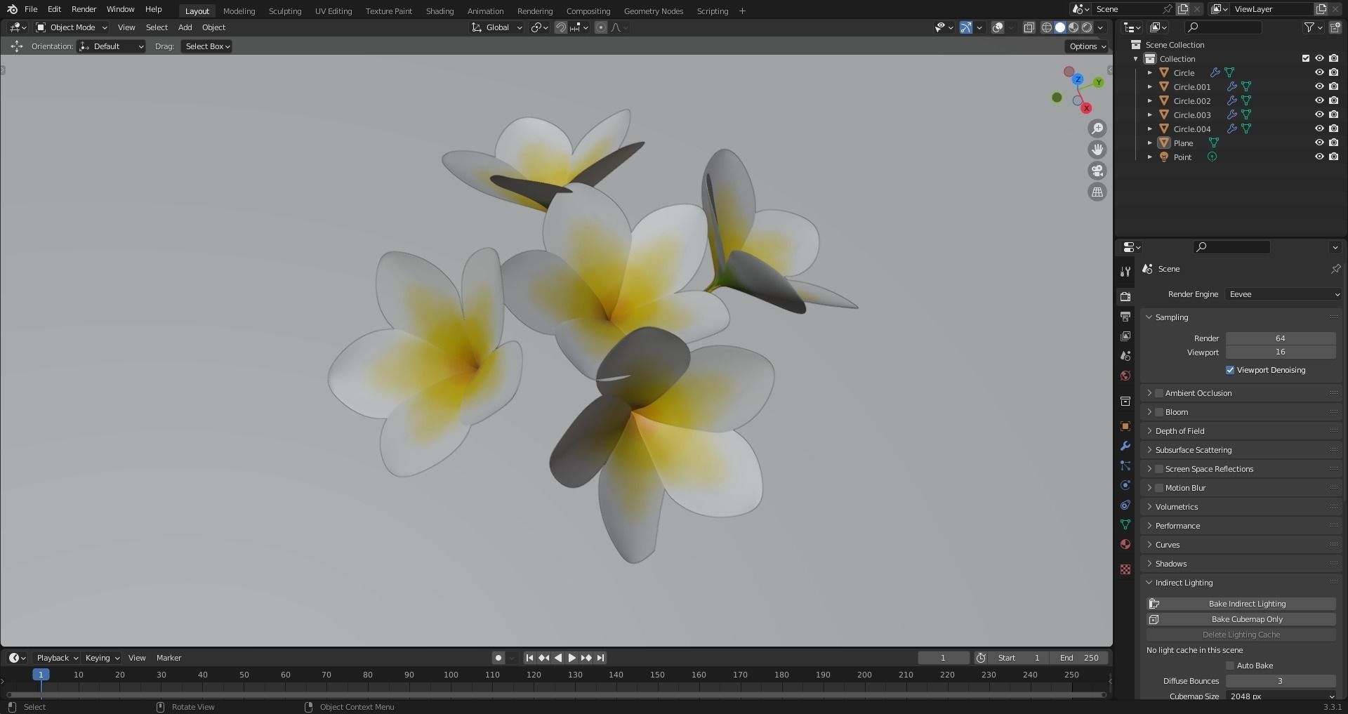CHAMPA FLOWER 3D model | CGTrader