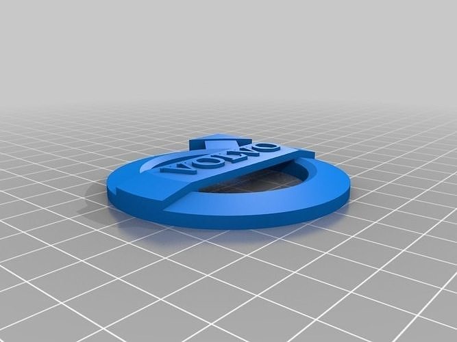 Volvo Logo 3D model 3D printable | CGTrader