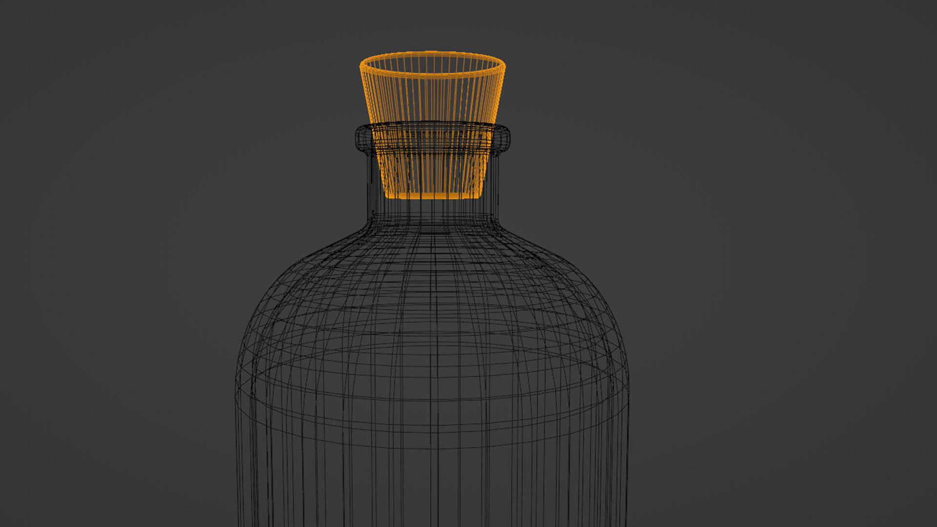 3D model Medical Lab Chemical Bottle Realistic low poly 3D model VR