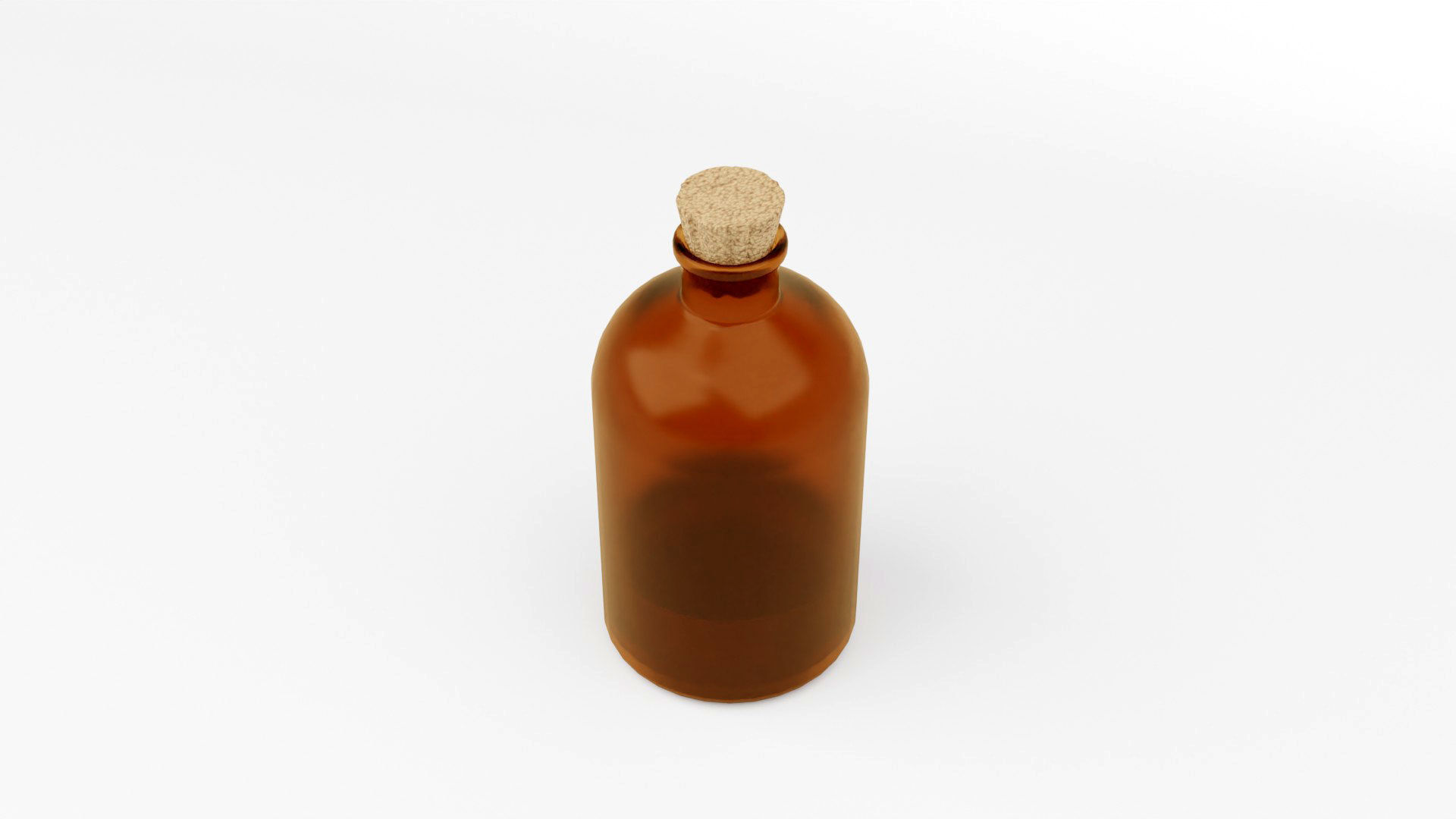 3D model Medical Lab Chemical Bottle Realistic low poly 3D model VR