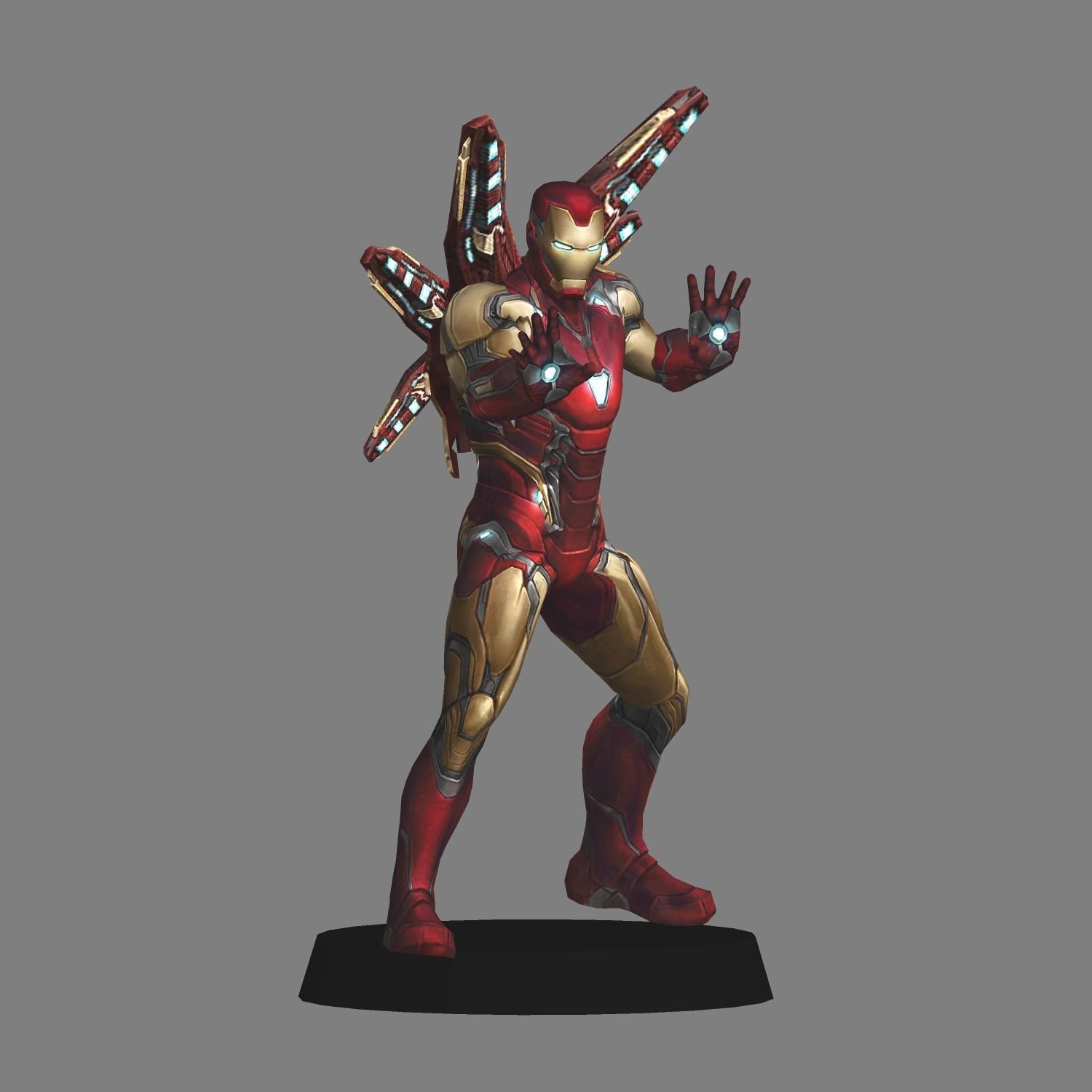 Ironman Mk85 Avengers Endgame LOW POLY 3D model 3D printable | CGTrader