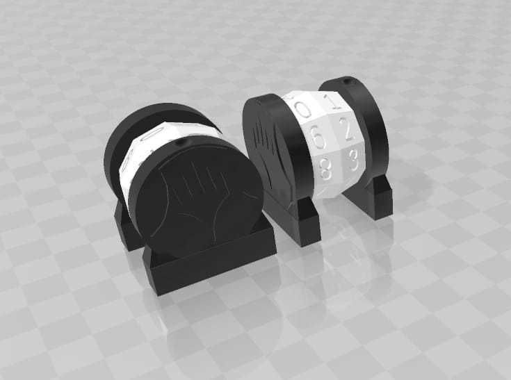 life counter MTG 3D model 3D printable | CGTrader