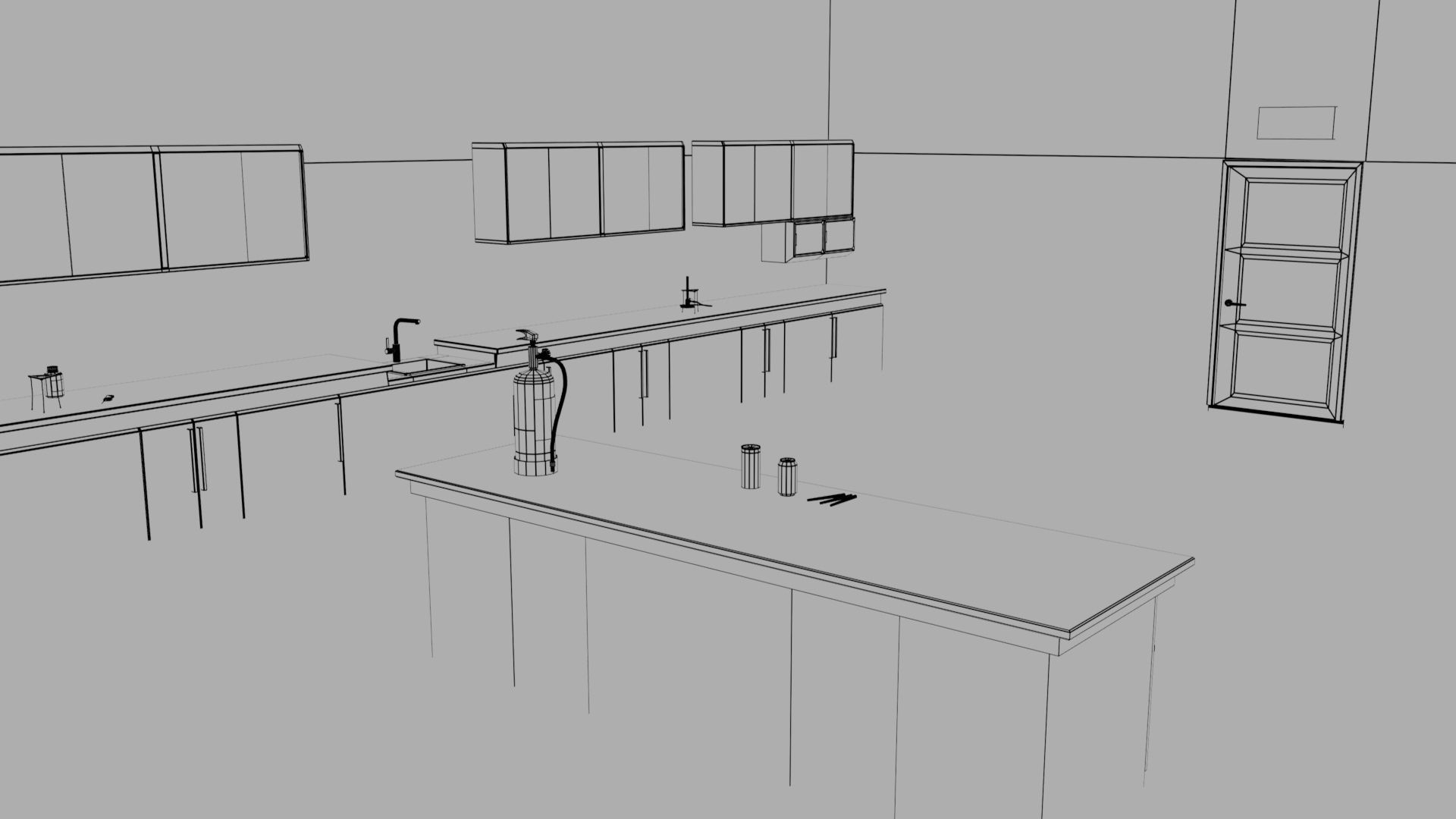 3D model Synthesis reactions Lab VR / AR / lowpoly CGTrader