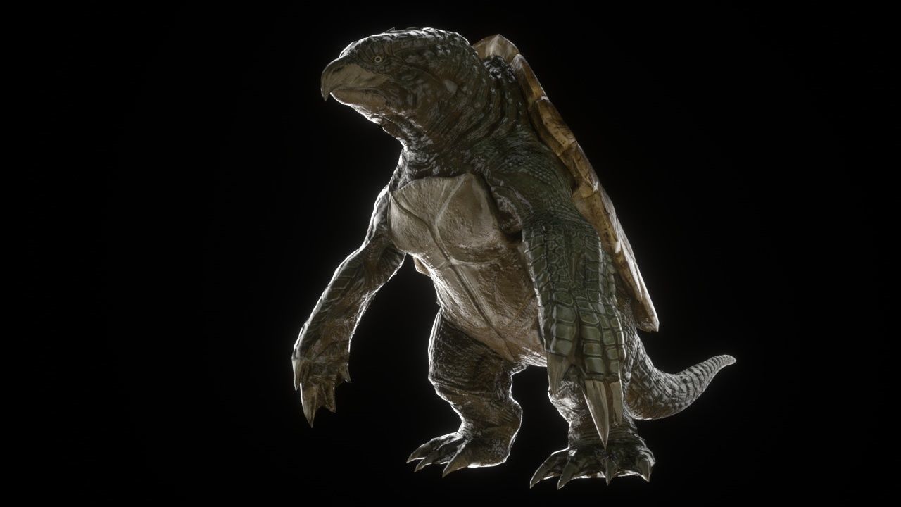 Turtle monster free 3D model | CGTrader