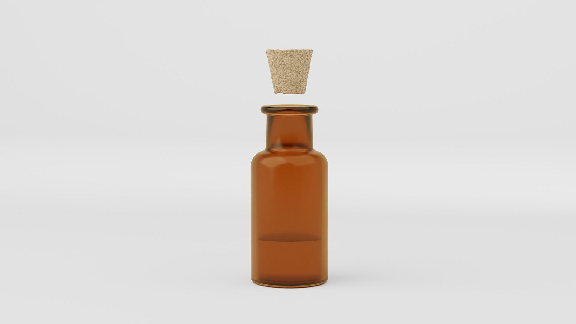 3D model Medical Lab Chemical Bottle low poly Realistic 3D model VR
