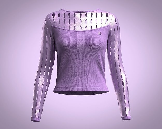 Girls Silk with Rib Crop Tops