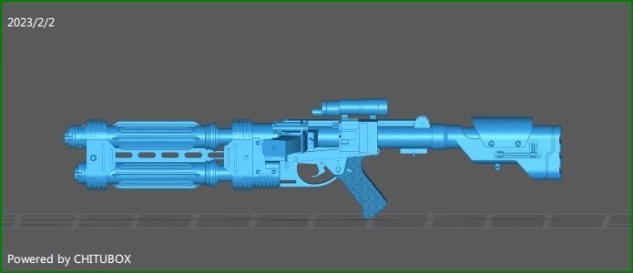 E-22 BLASTER SHORE TROOPER ROGUE ONE STAR WARS ANDOR 3D model | CGTrader