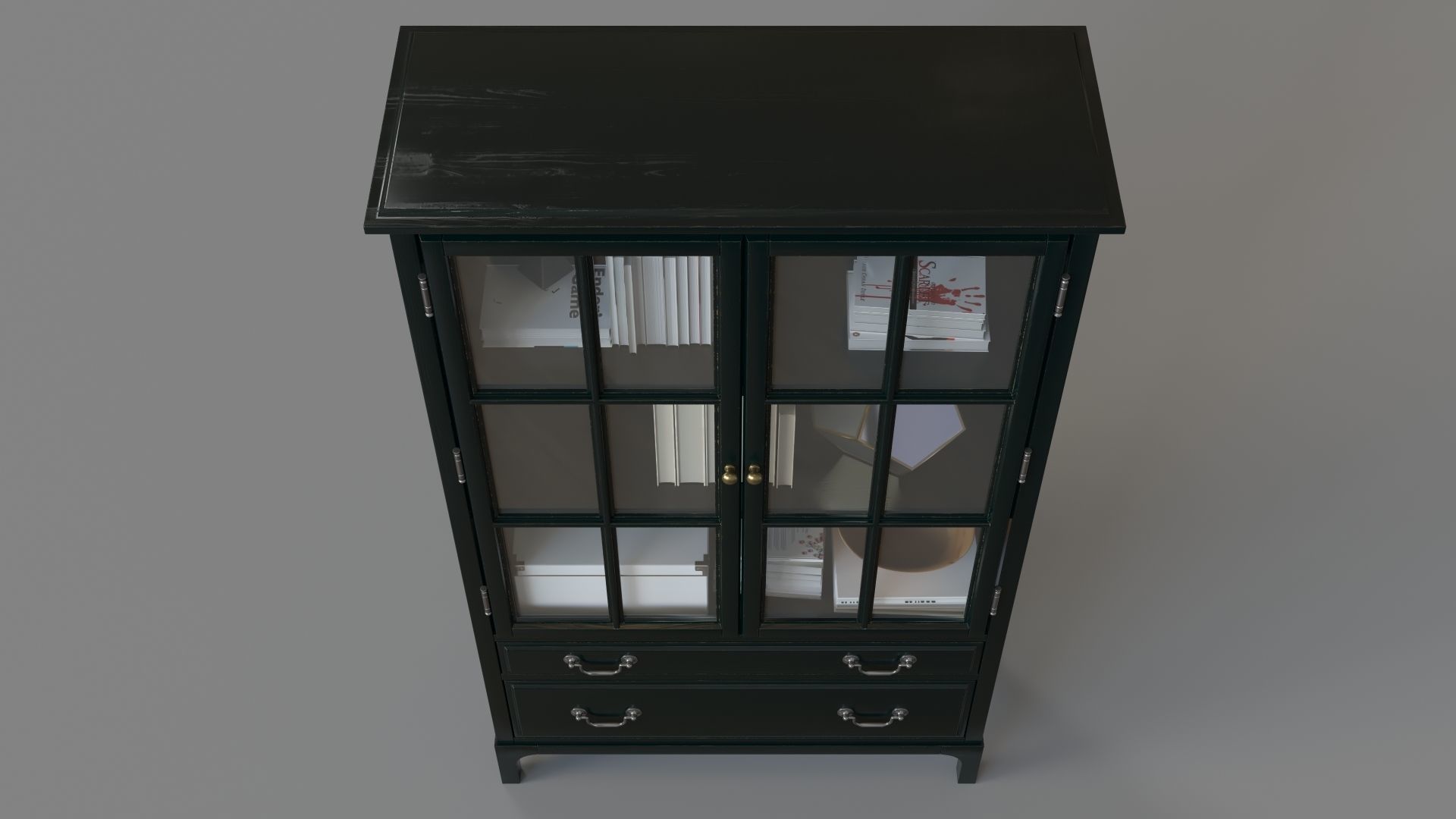 Bronson Bookcase 3D model CGTrader