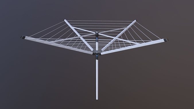 Rotary Drying Rack 3D model | CGTrader
