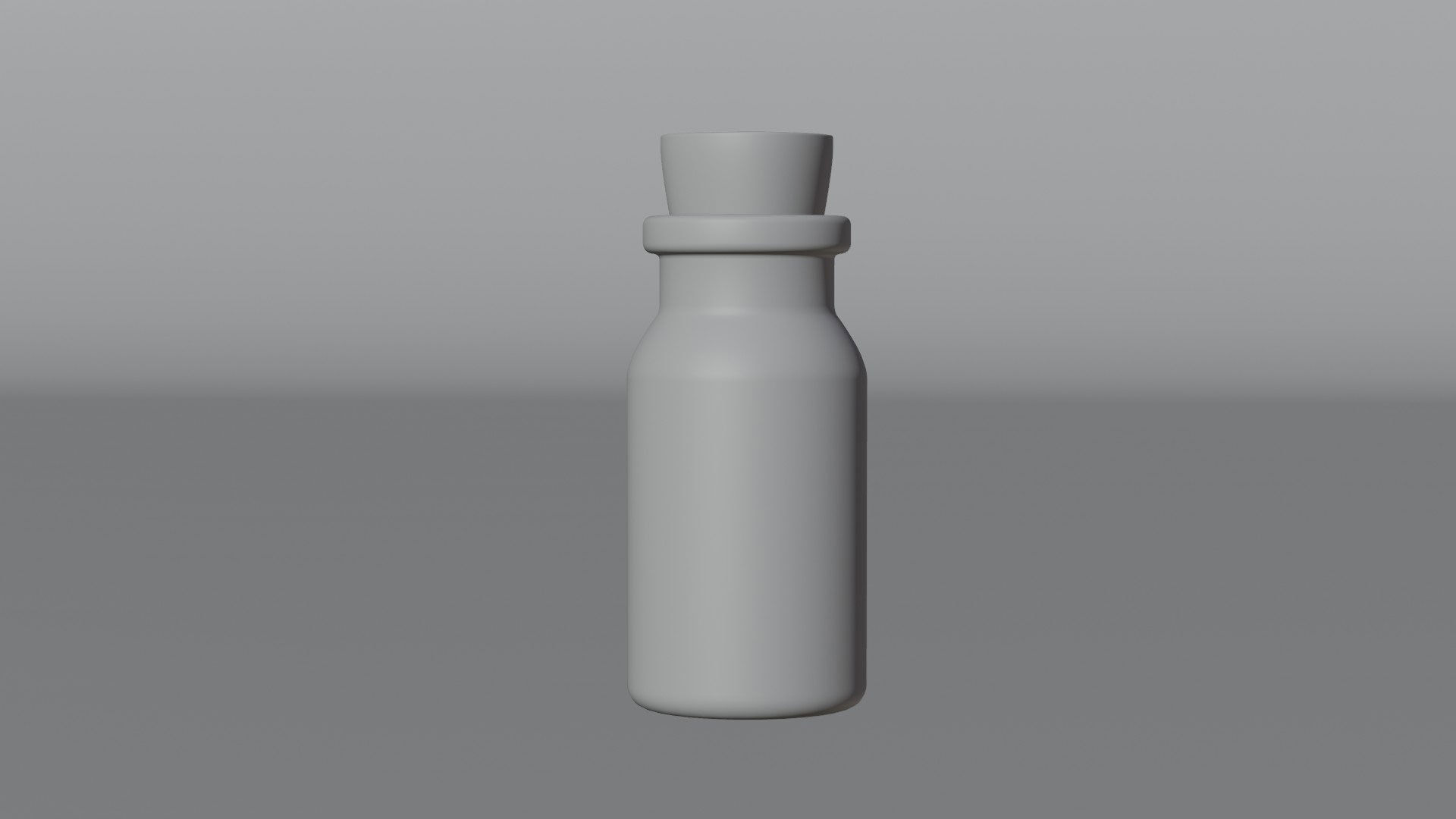 3D model Medical Lab Glass Bottle Realistic 3D model VR / AR / lowpoly