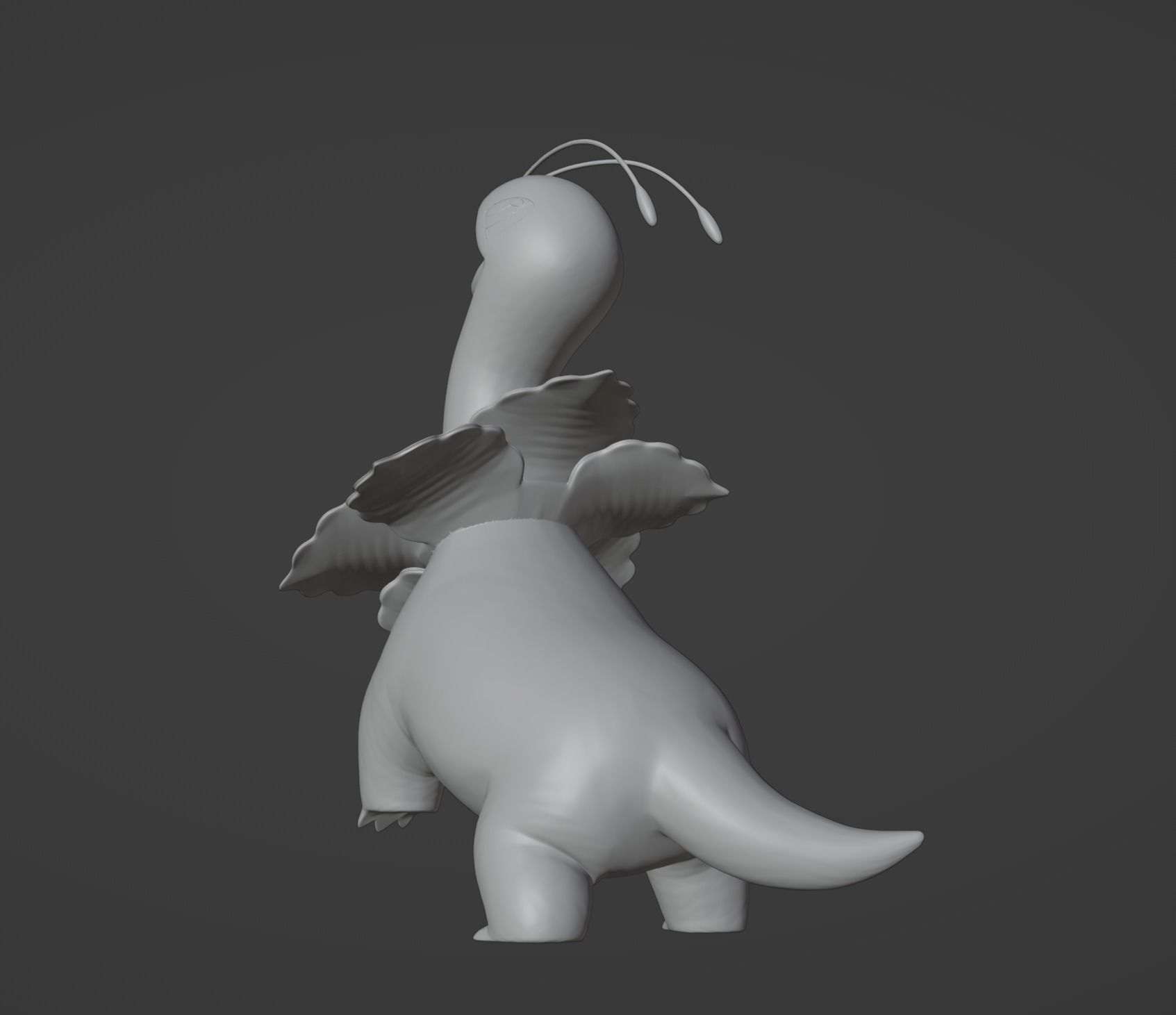 Meganium pokemon 3D print model 3D model 3D printable | CGTrader