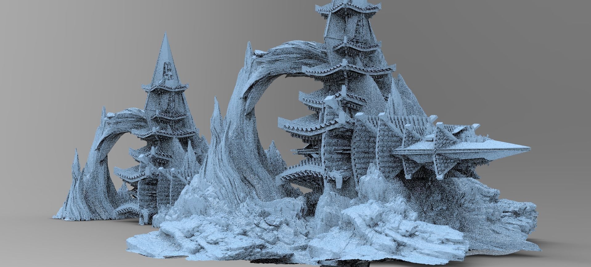 Emperor Monarch Cliff 2 Models 3D model | CGTrader