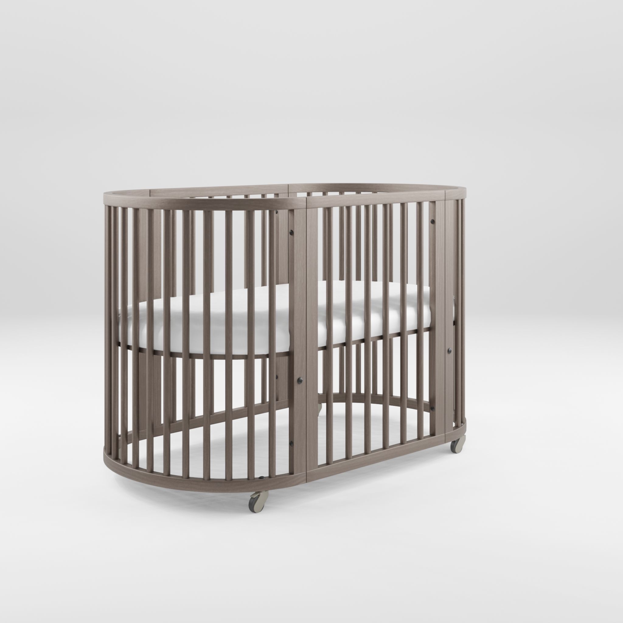 3D model 3D Model of Stokke sleepi crib Grey VR / AR / lowpoly