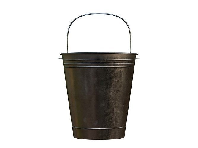 Metal water bucket