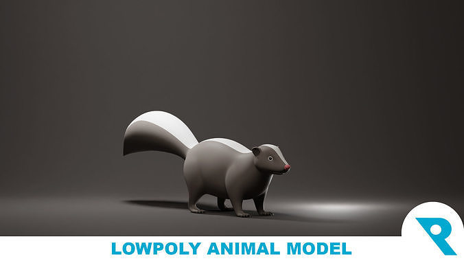3D model Skunk Base Mesh VR / AR / low-poly | CGTrader