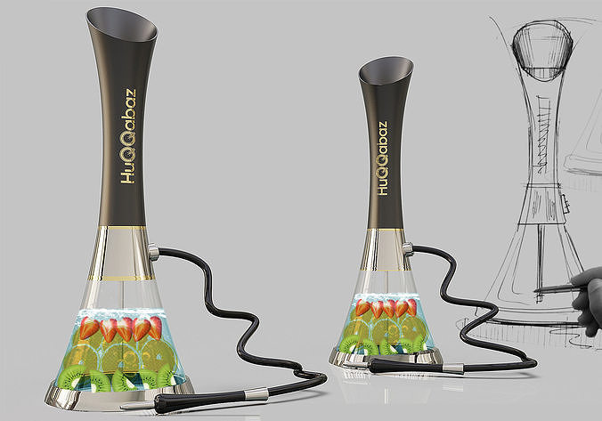 Hookah 3d NEW Design - very special product 3D model