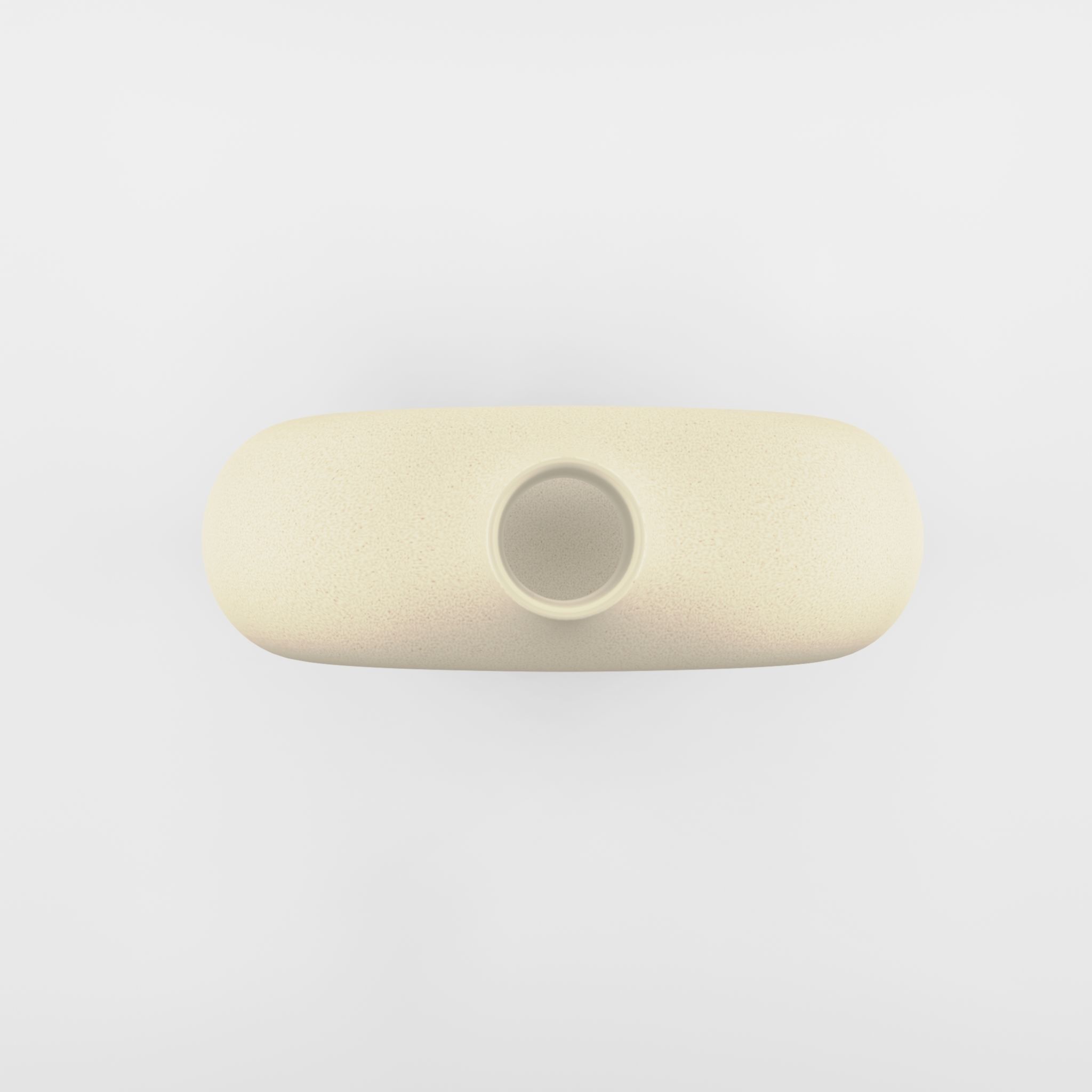 3D model 3D Model of a largeringshaped ceramic vase VR / AR / low