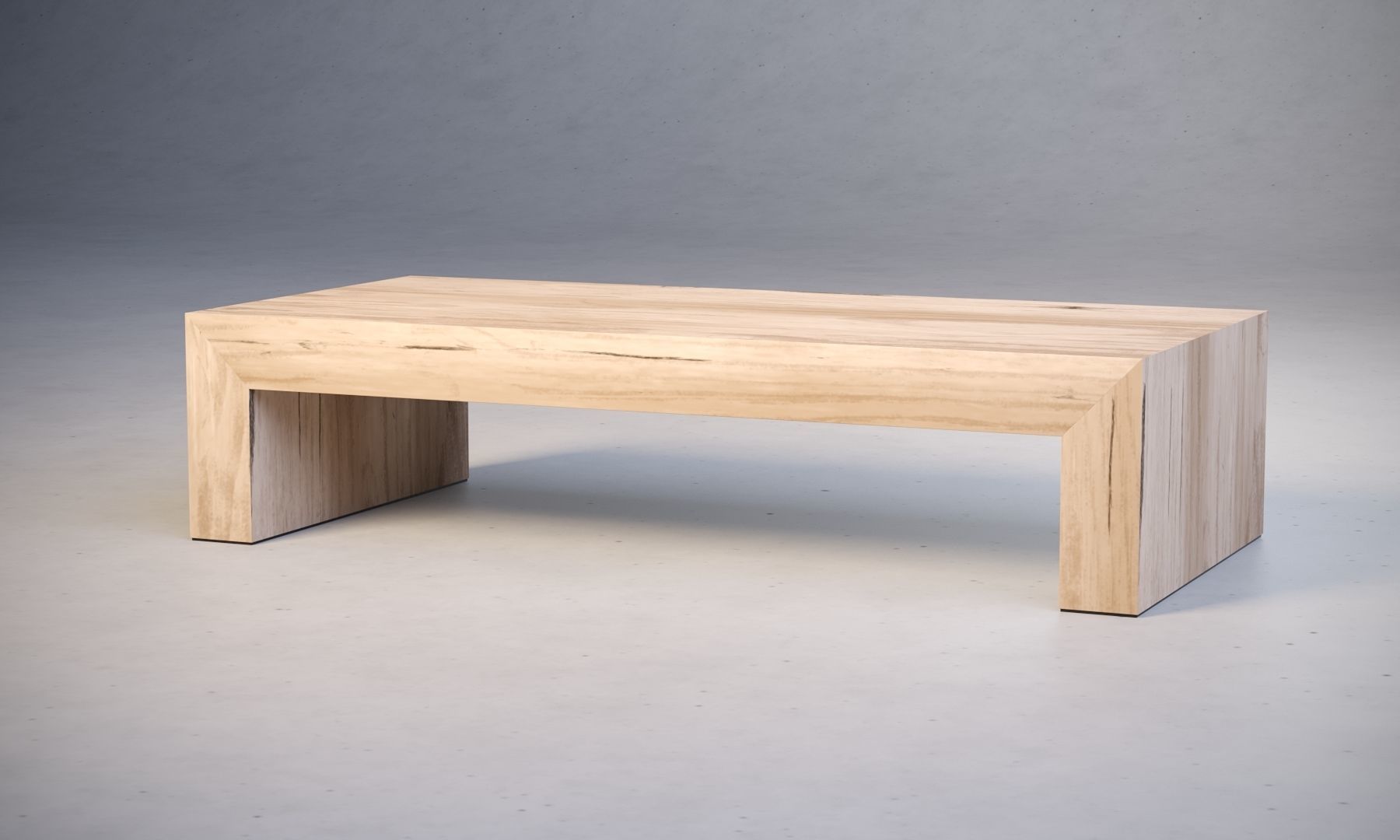 Arhaus Sullivan Waterfall coffee table 3D model CGTrader