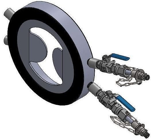 Westfall Inline mixer - HC-075 Corp-Stop ---CORP-STOP ONLY--- 3D model ...