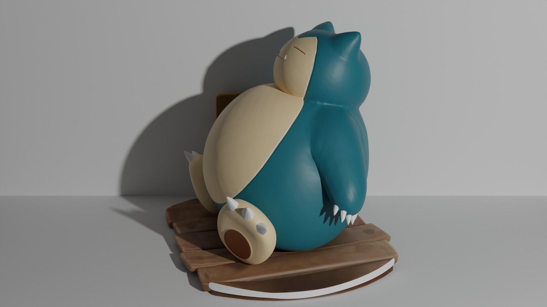 Munchlax and Snorlax pokemon 3D print model 3D model 3D printable ...