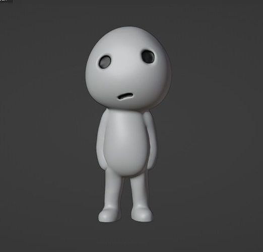 Kodama Mononoke 3D model 3D printable | CGTrader
