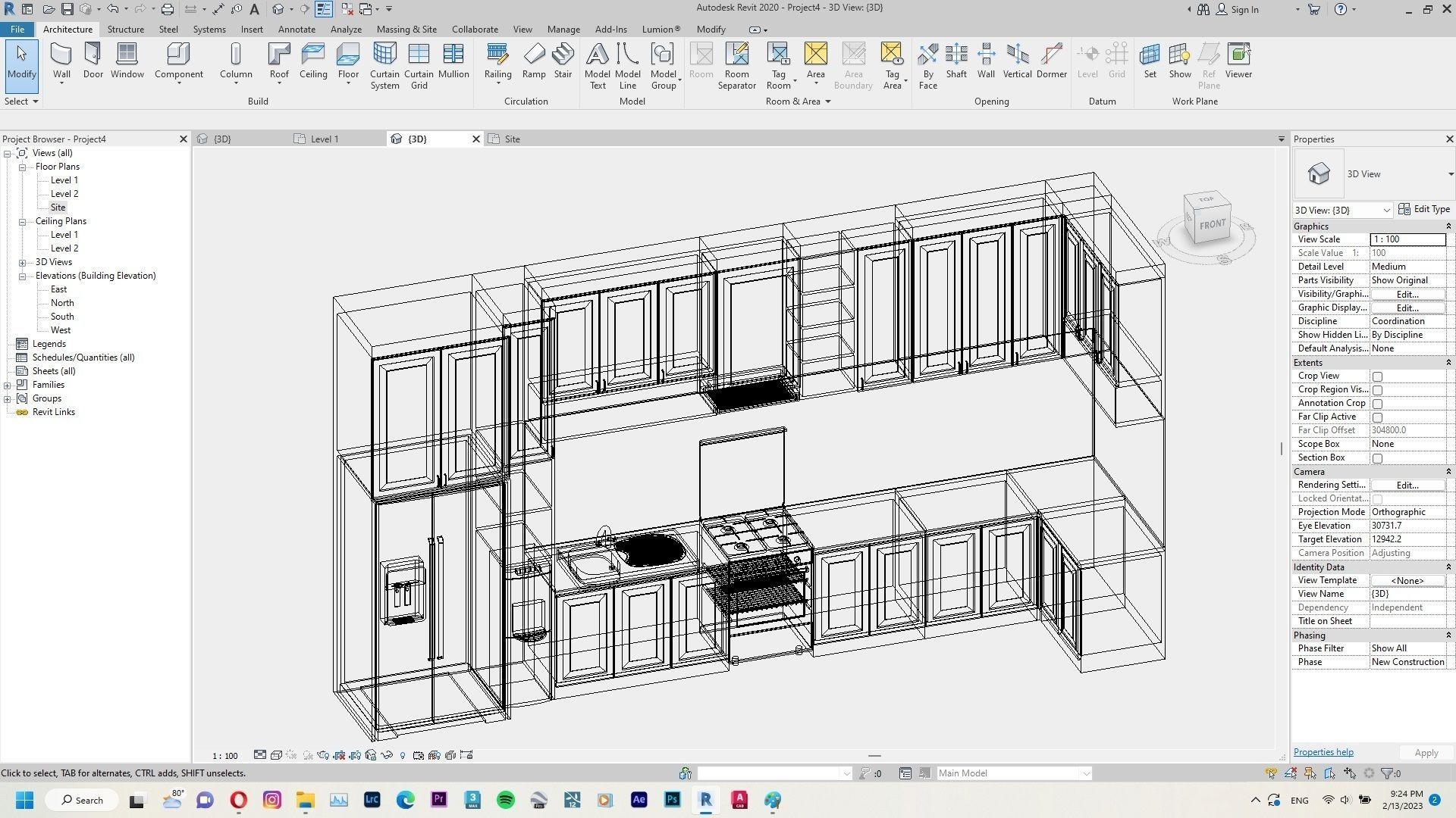 Kitchen Set Pack Revit Family Interior 3D model CGTrader