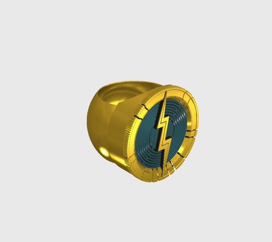 The Flash Ring 3D model 3D printable CGTrader