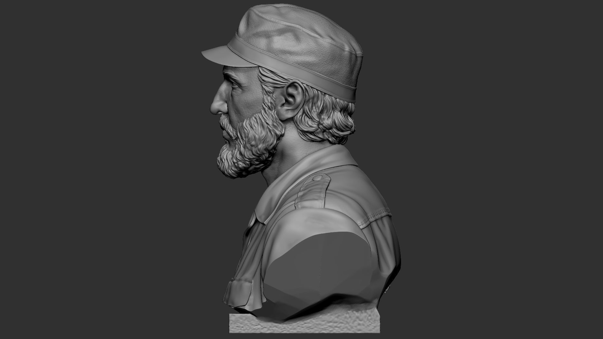 Fidel Castro 3D model 3D printable | CGTrader