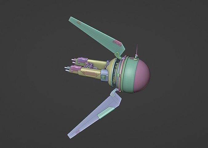 Sci-Fi Space Ship 3D model | CGTrader