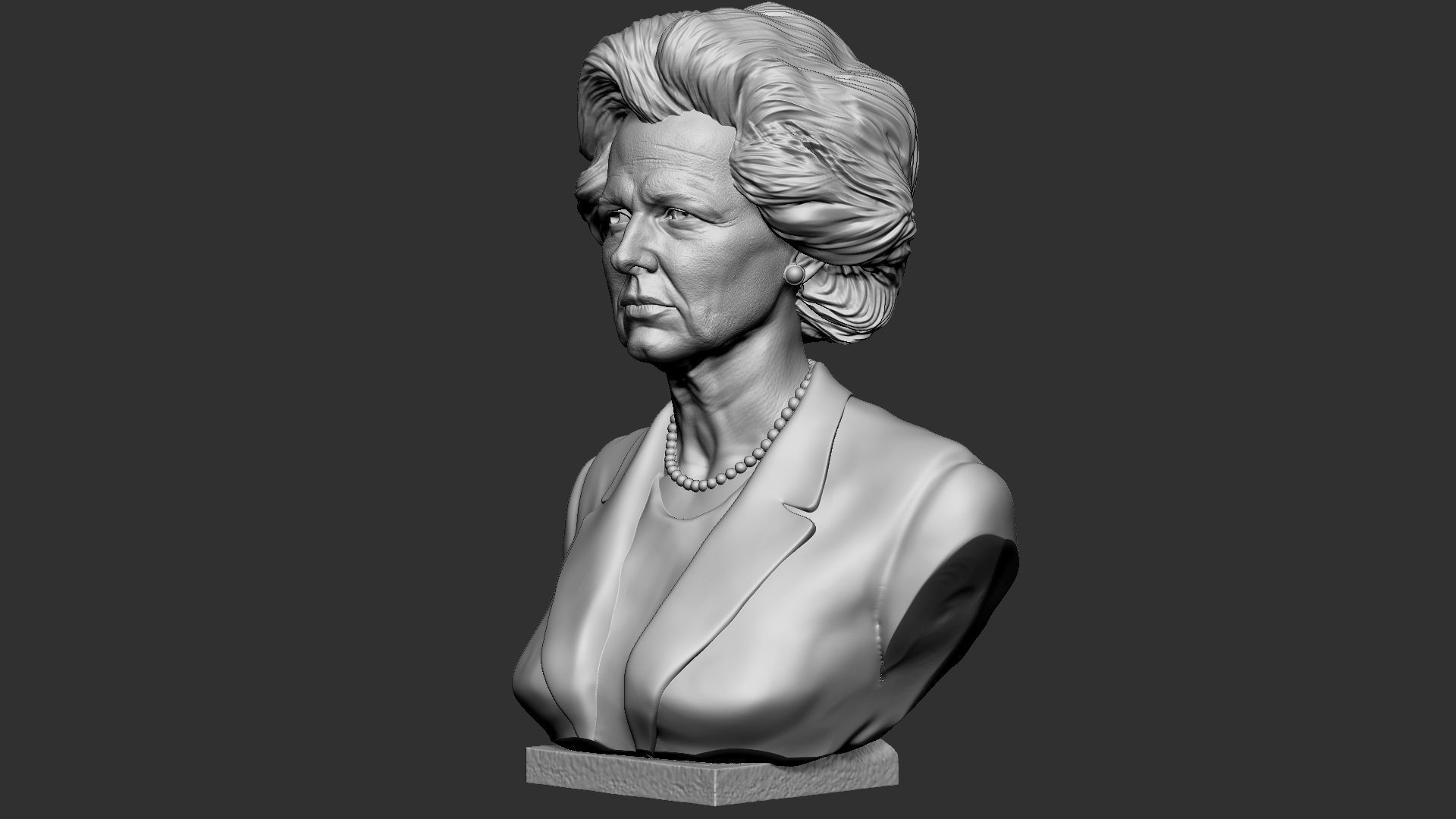 Margaret Thatcher 3D model 3D printable | CGTrader