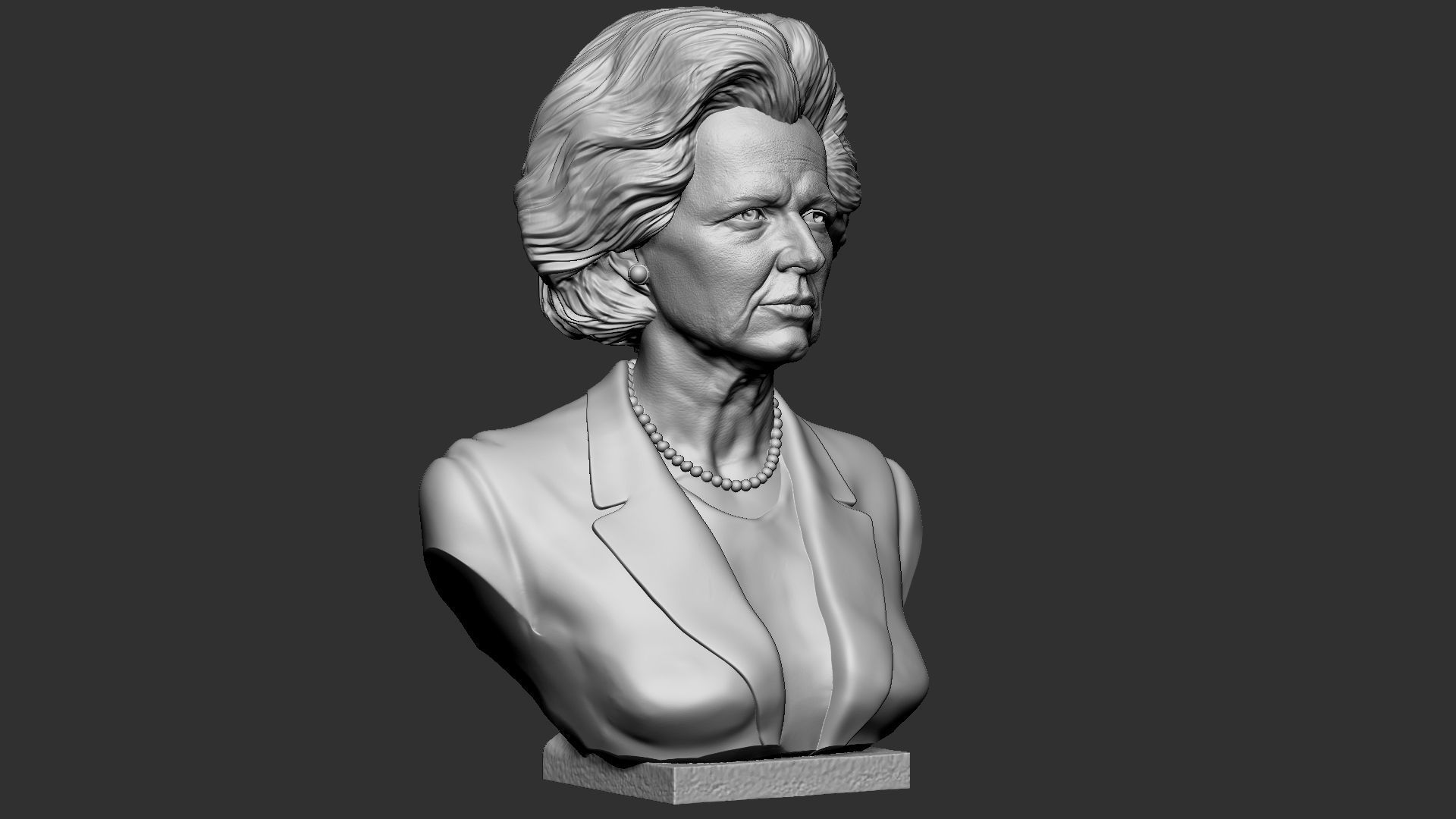 Margaret Thatcher 3D model 3D printable | CGTrader