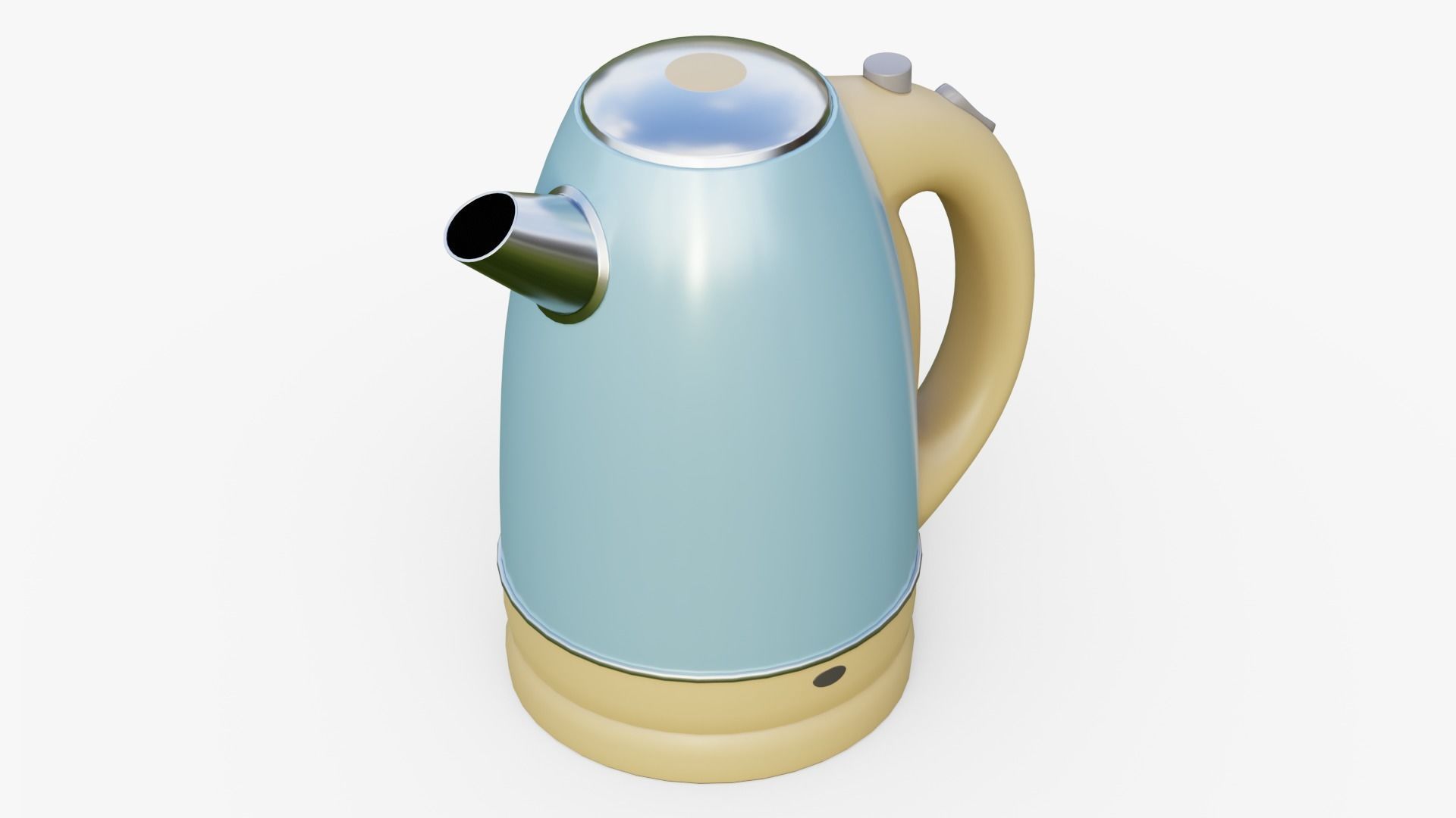 3D model Kettle3 game ready PBR electric kettle VR / AR / lowpoly