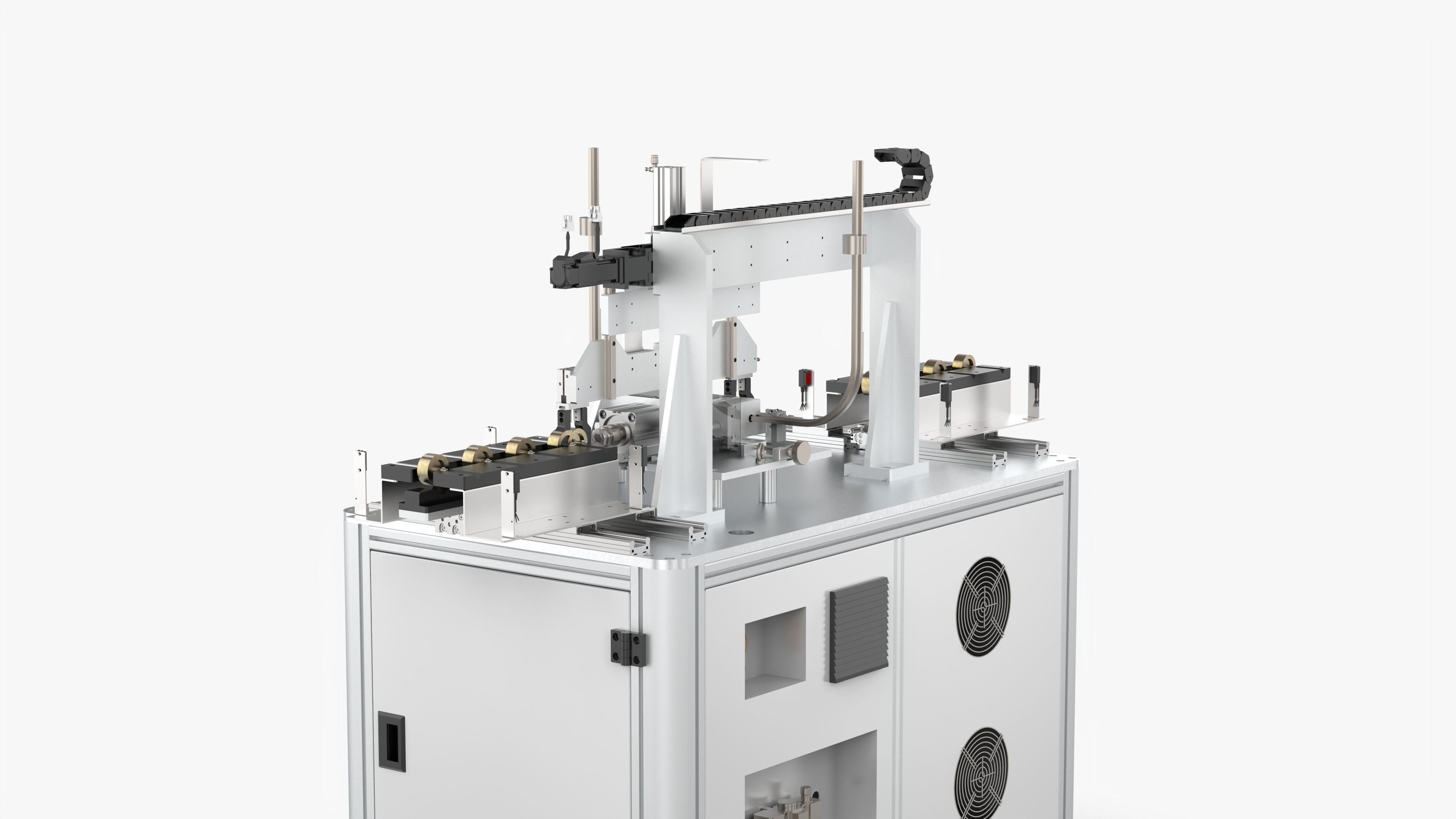 Automatic Permanent Magnet Rotor Spring Assembly Machine 3D model ...