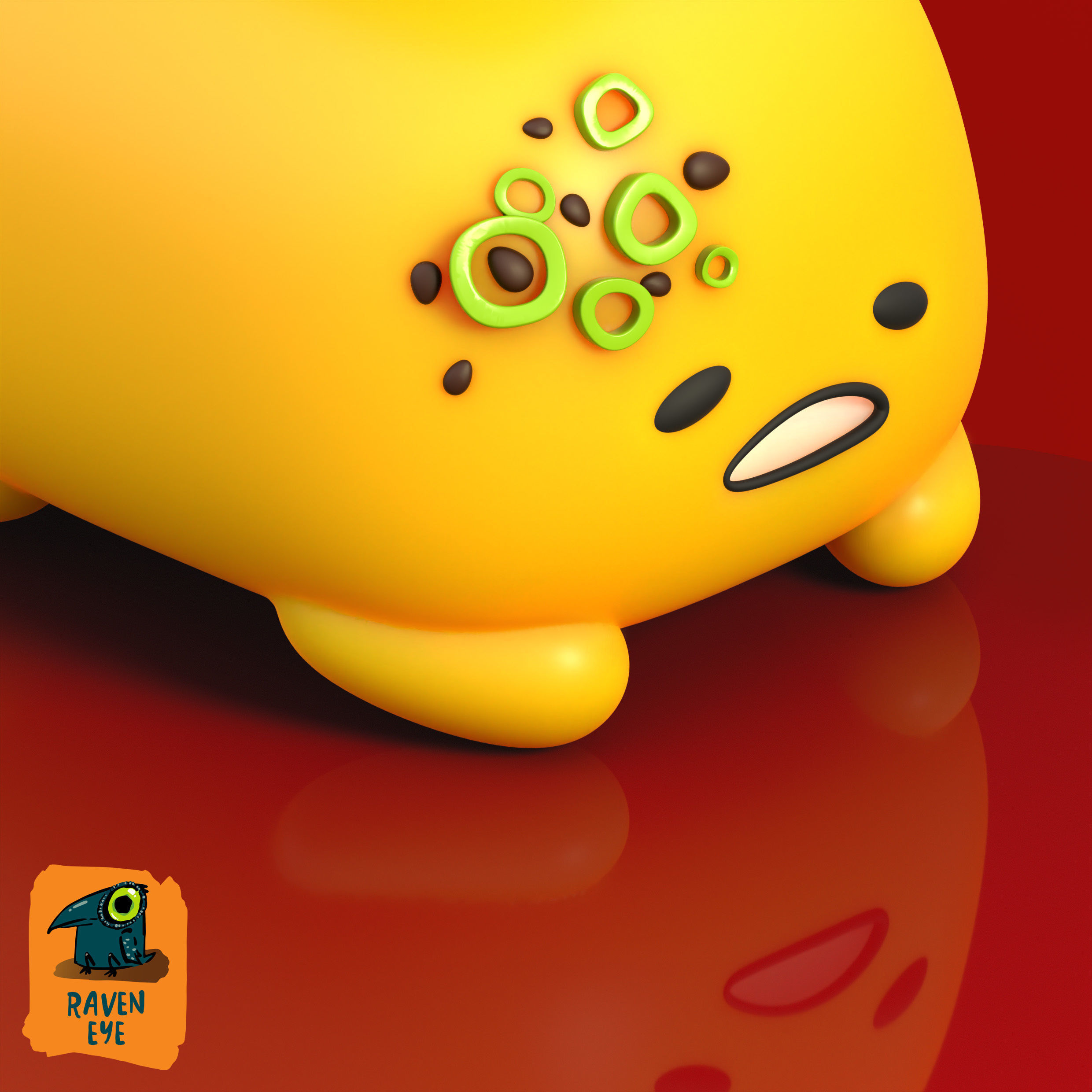 Gudetama - Stackable 3D model 3D printable | CGTrader