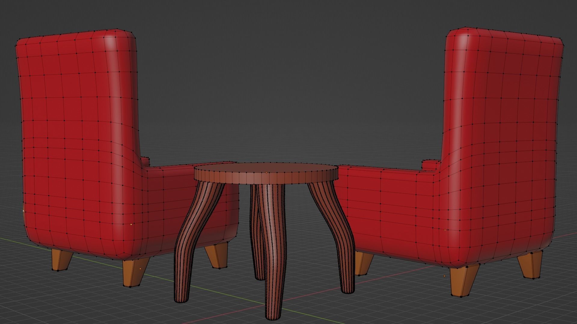Tea room corner 3D model | CGTrader