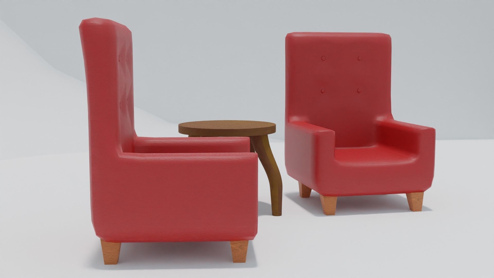 Tea room corner 3D model | CGTrader