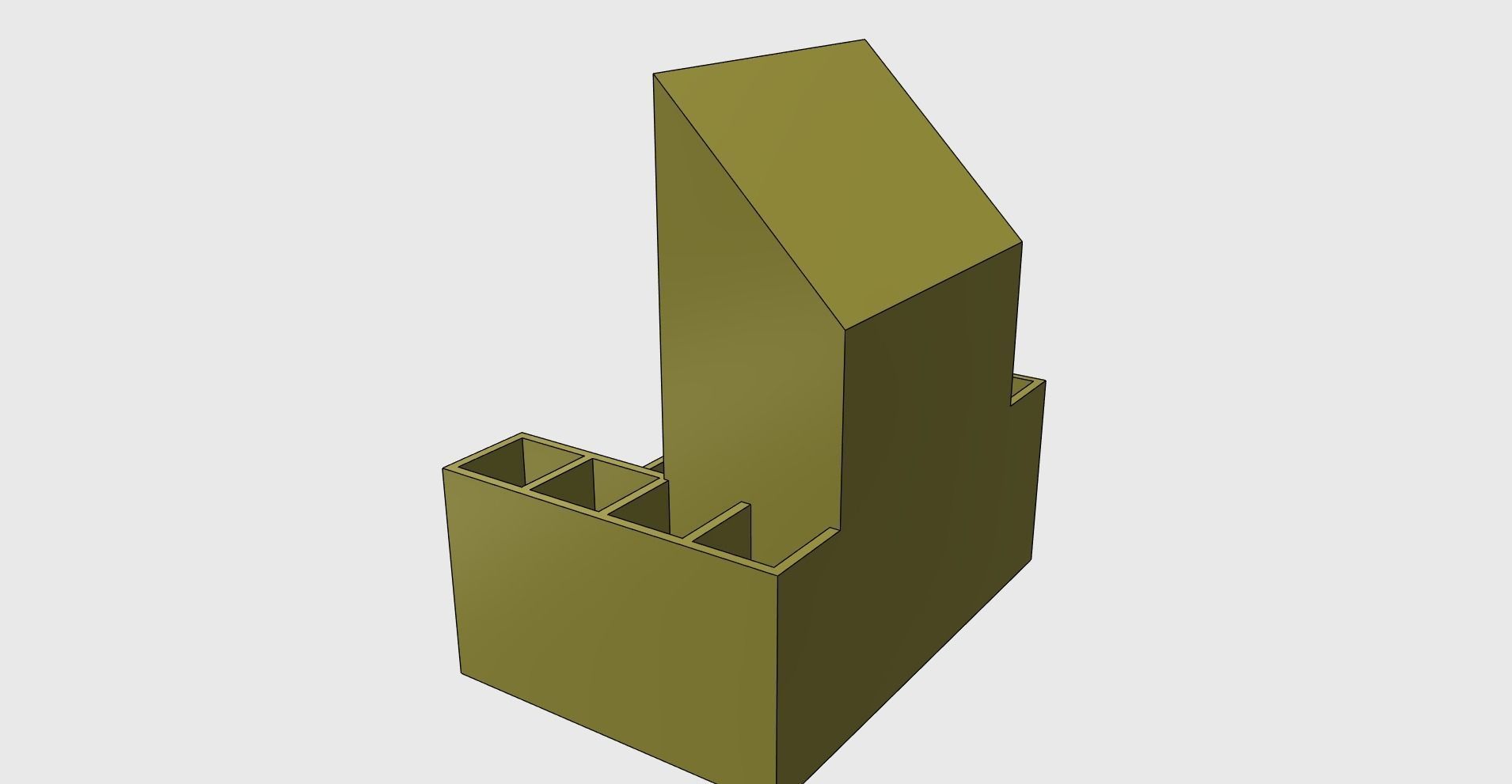 Organizer easy print 3D model 3D printable | CGTrader