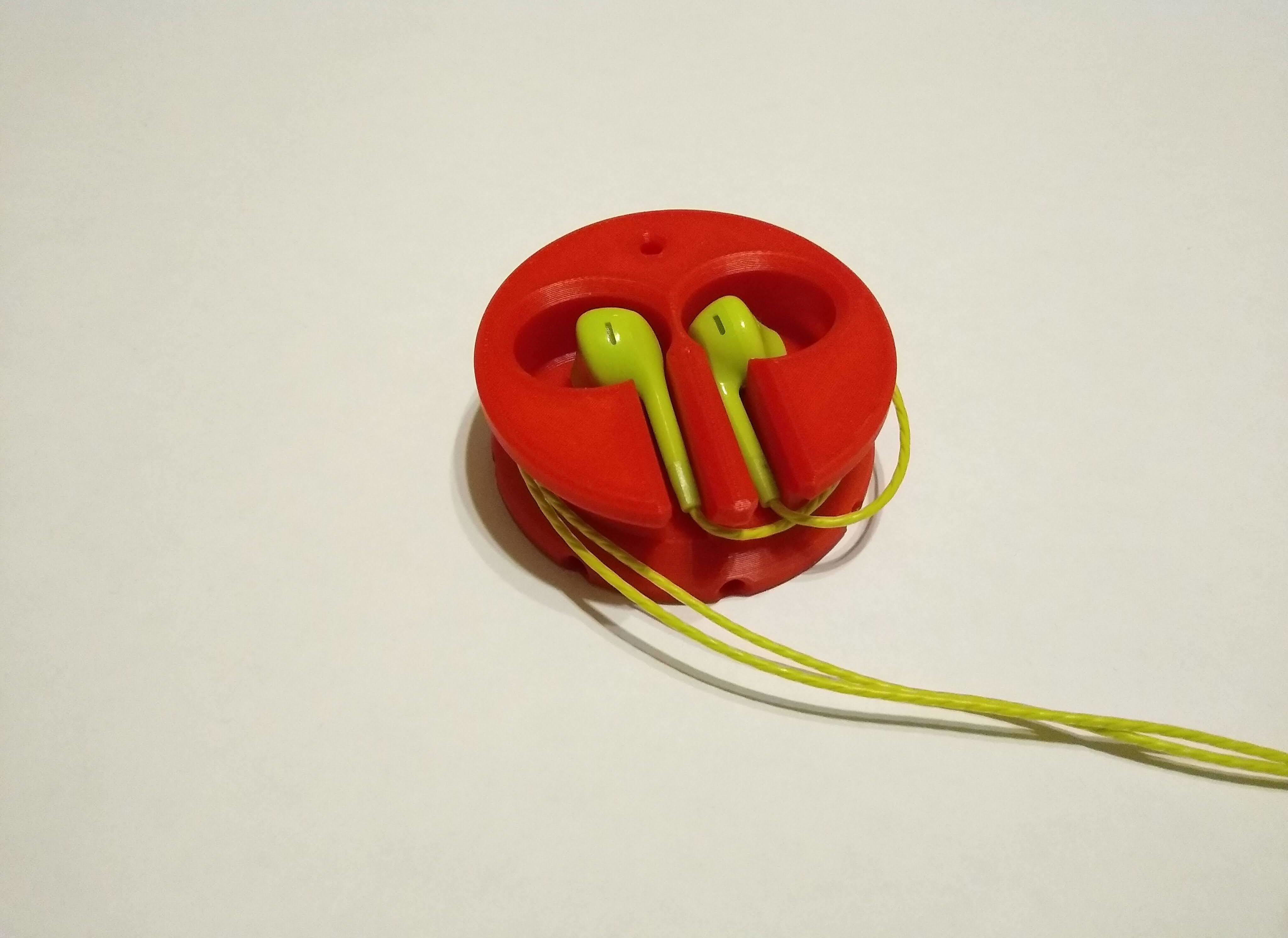 Wired Earbud Holder 3D model 3D printable | CGTrader
