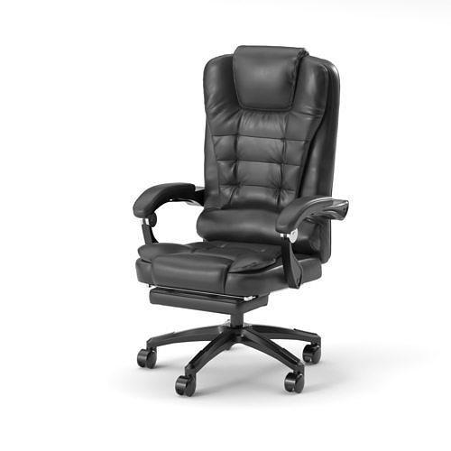 Gaming Chair with Footrest 3D model | CGTrader