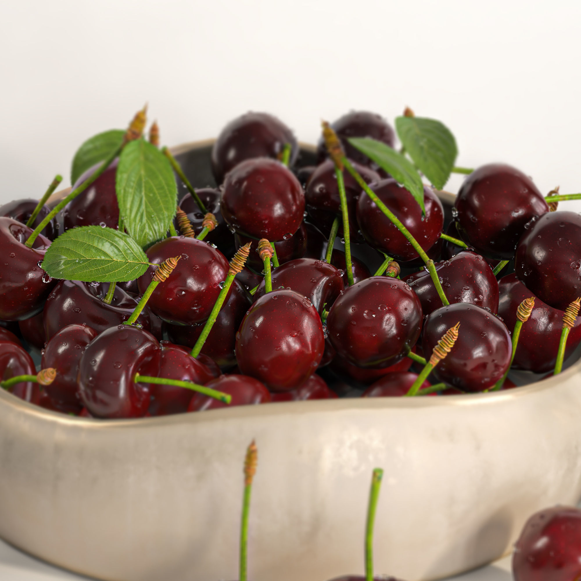 Cherry Modell Cherry dish 3D model | CGTrader