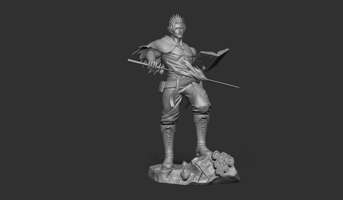 Captain Yami figure 3D model 3D printable | CGTrader