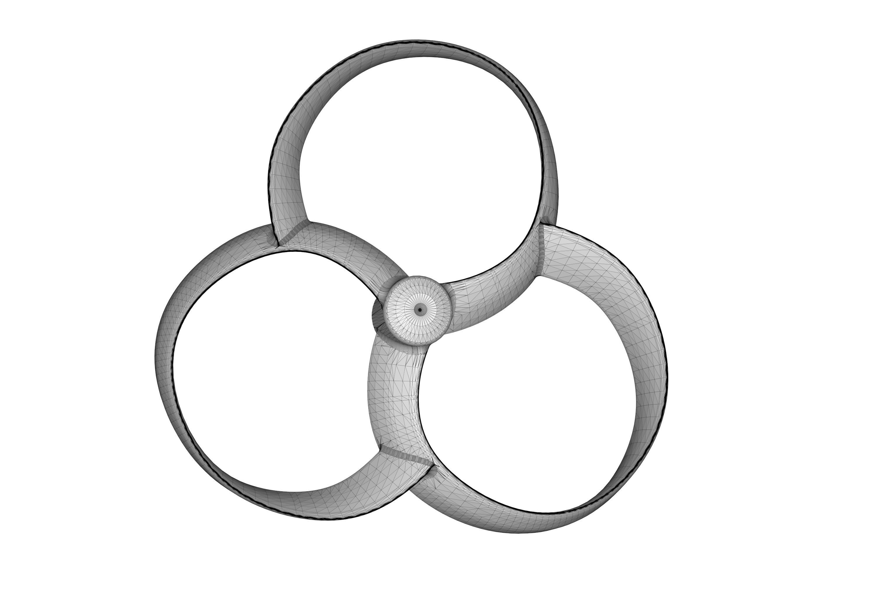 Toroidal drone propeller 3D model 3D printable CGTrader