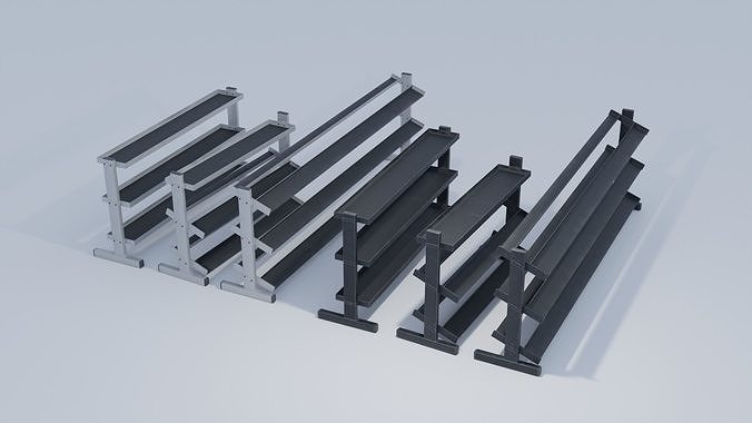 3D model Weight Racks 4K and 2K Textures VR / AR / low-poly | CGTrader