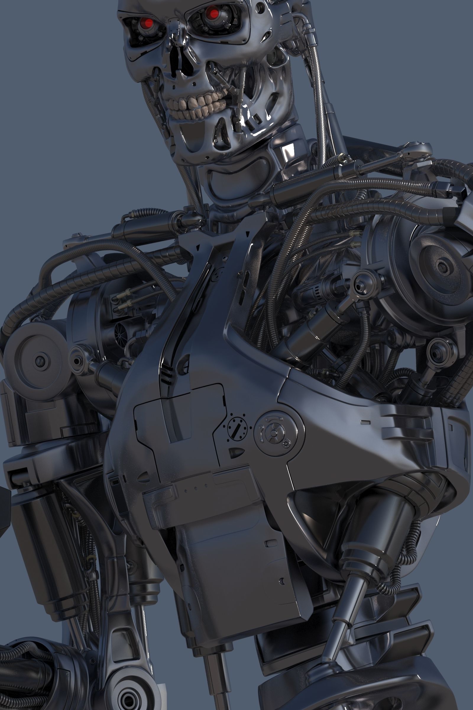 Terminator T800 Salvation Endoskeleton 3D model rigged | CGTrader