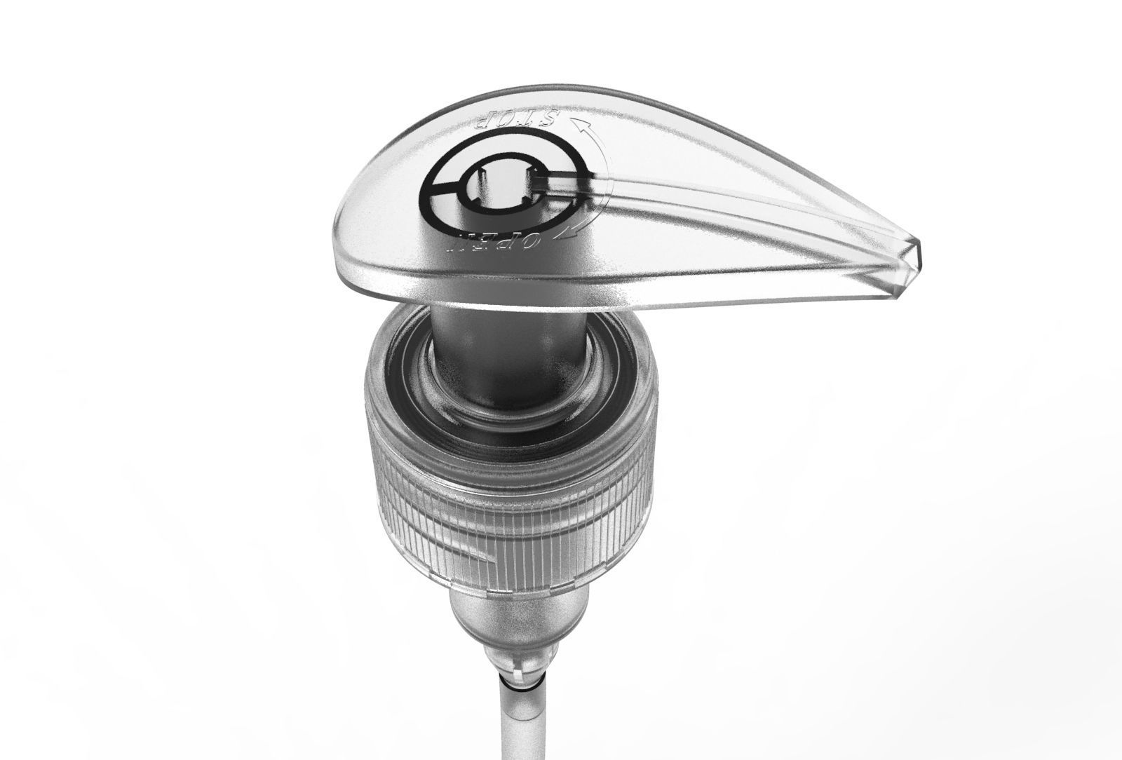 soap dispenser mechanism 3D model CGTrader