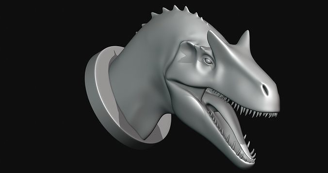 Allosaurus Head 3D model 3D printable | CGTrader