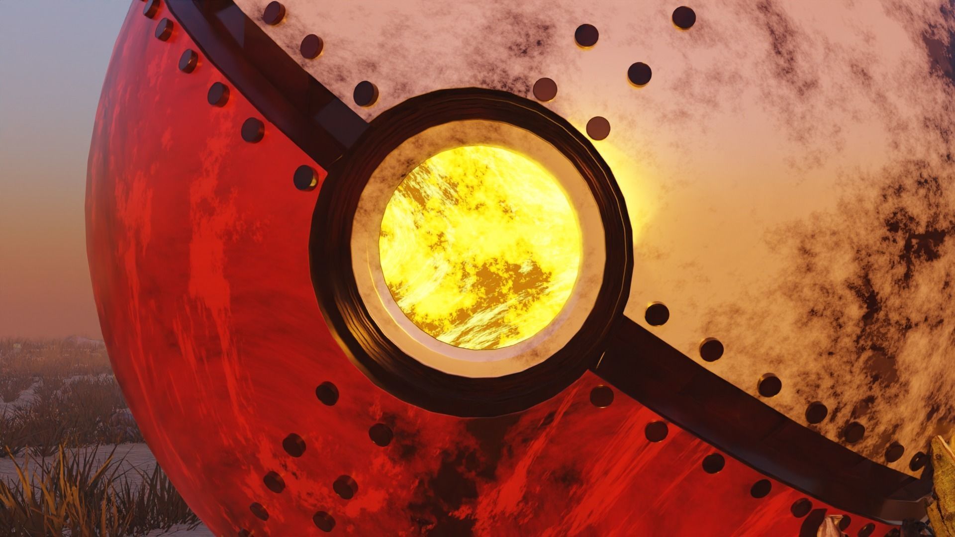 Broken Pokeball 3D model CGTrader