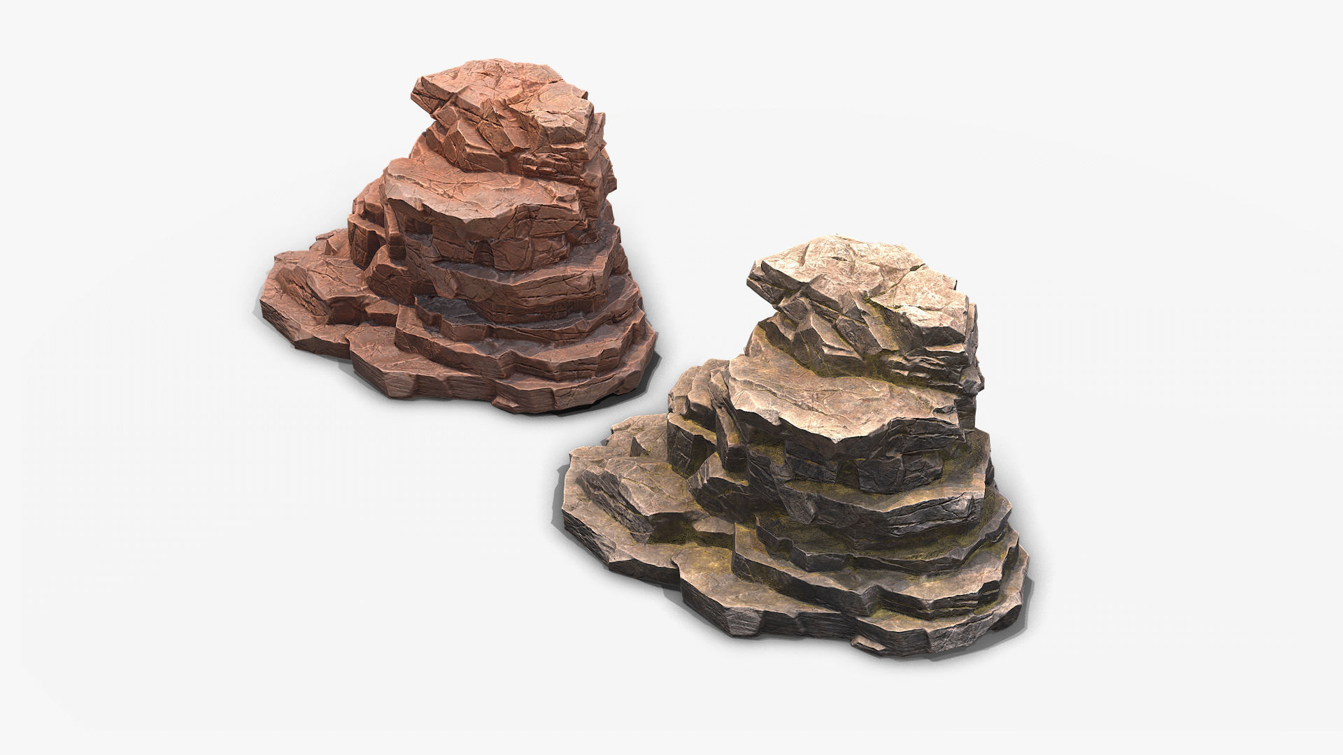 3D model Sharp Rock 5 two texture VR / AR / low-poly | CGTrader