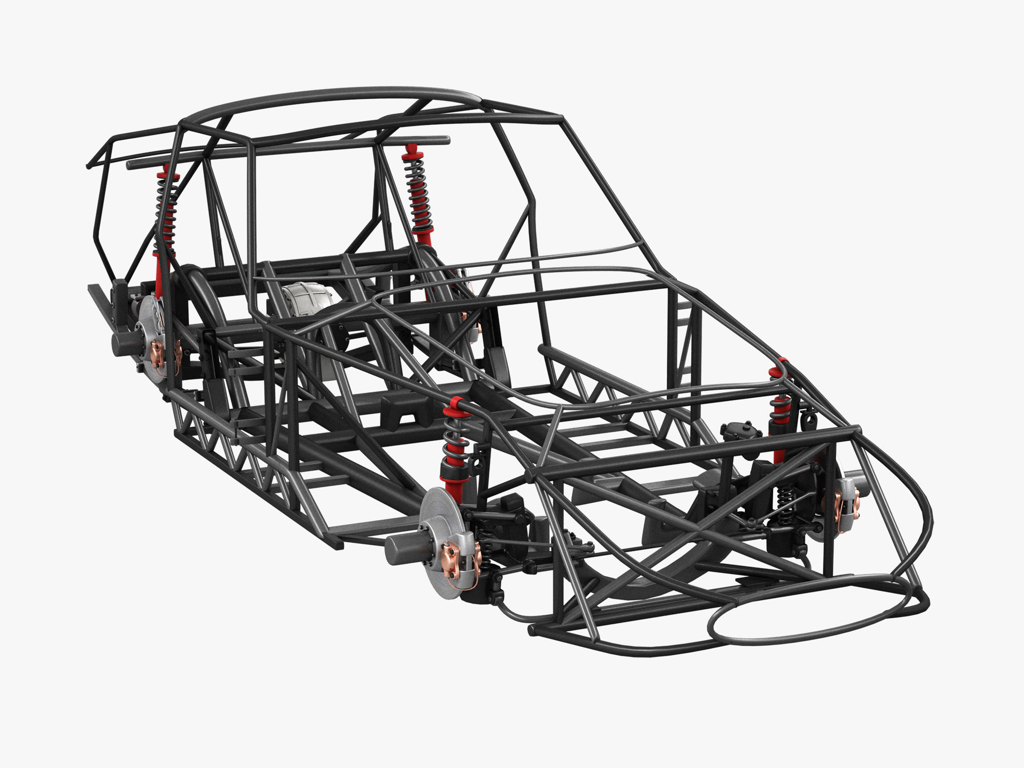 3D Model Chassis Frame Ferrari 250 GTO VR AR Low poly CGTrader sophie-transxsophie-instagram-photos-and-videos